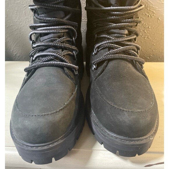 Timberland Women's Black Nubuck Leather Waterproof Hiker Boot SZ 9 A2EZ8 - Picture 7 of 7